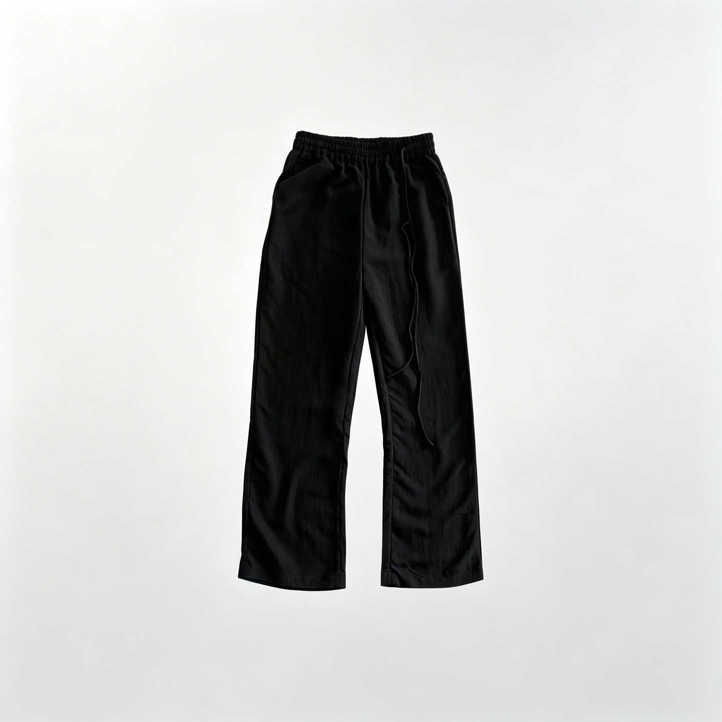 Linen Drawstring Wide Pant