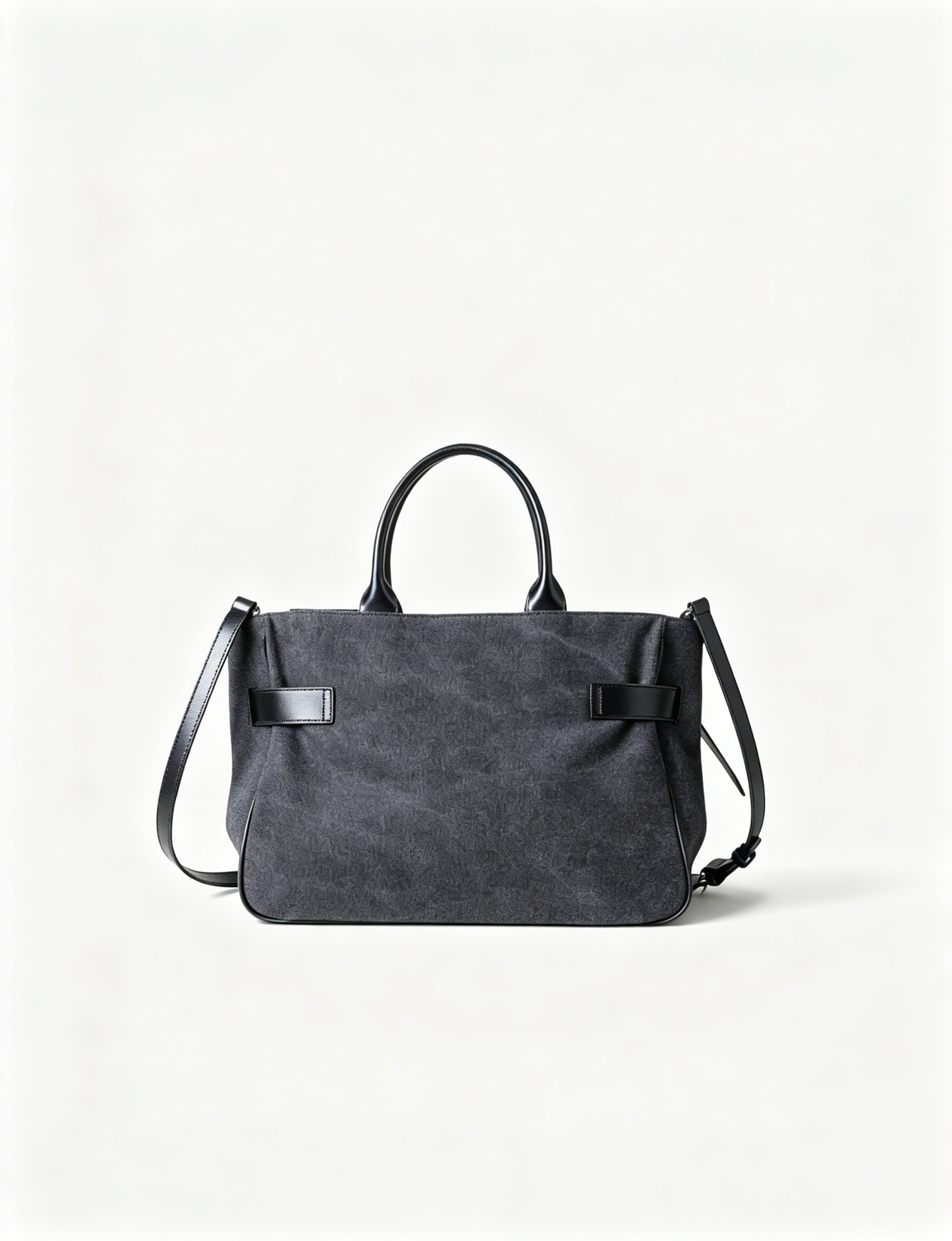 Belted key charm tote side view | ZIRR