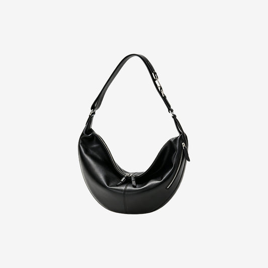 Crescent leather crossbody — cover