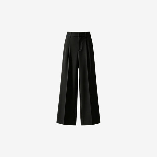 Pleated Wide Leg Trouser