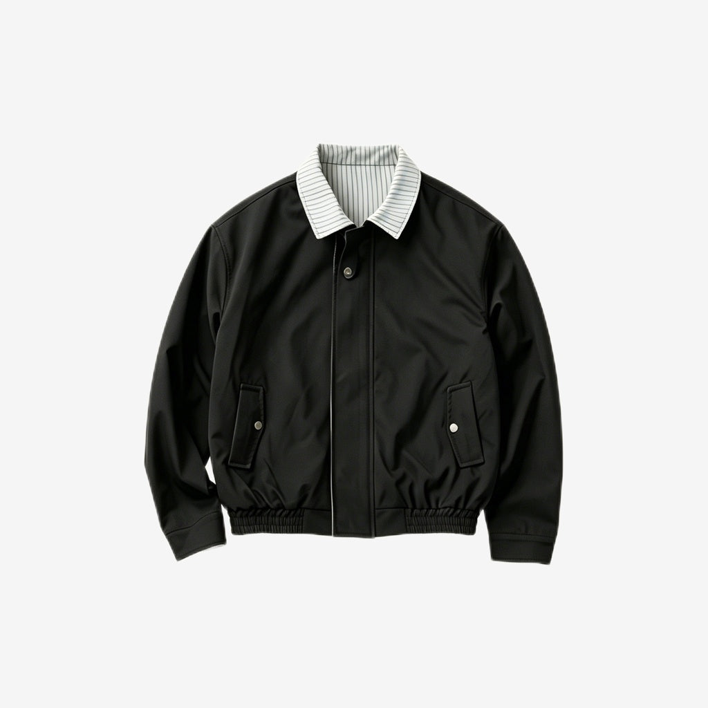 Stripe Collar Bomber